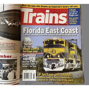 Trains October 2007 Illinois Central Fred W Frailey Union Pacific Rail Foldout
